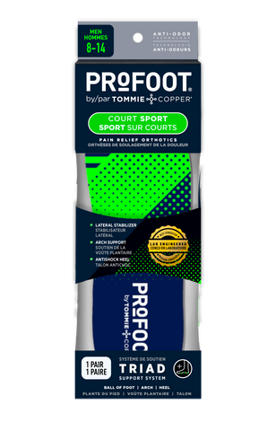 Triad Court Sport Pain Relief Orthotics, 1 Pair