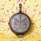 LODGE 12 Inch Skillet "Love is Like a Butterfly" Dolly Parton Skillet