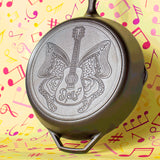 LODGE 12 Inch Skillet "Love is Like a Butterfly" Dolly Parton Skillet