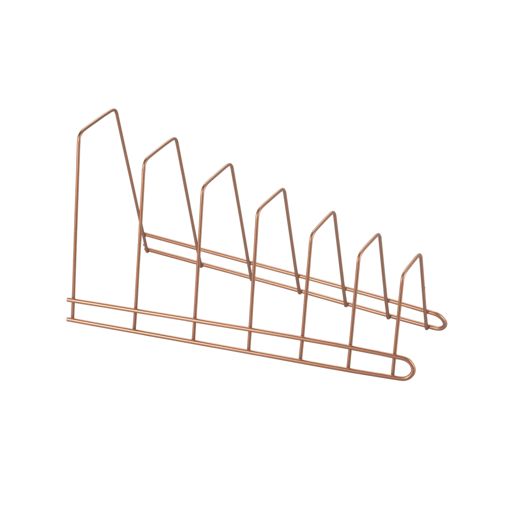 Cricket Copper Pot Lid Holder by Metaltex