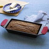 💕VALENTINES DAY SALE$119.99!💕 SET OF 2 LODGE 8.5 Inch x 4.5 Inch Seasoned Cast Iron Loaf Pan with INCLUDED set of 2 Silicone Grips. PRE-ORDER NOW! (AVAILABLE FEB 2021)