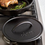 Round Seasoned Cast Iron Grill Press by Lodge