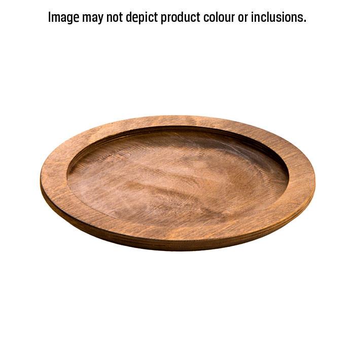 Round Wood Underliner, Walnut Stain by Lodge