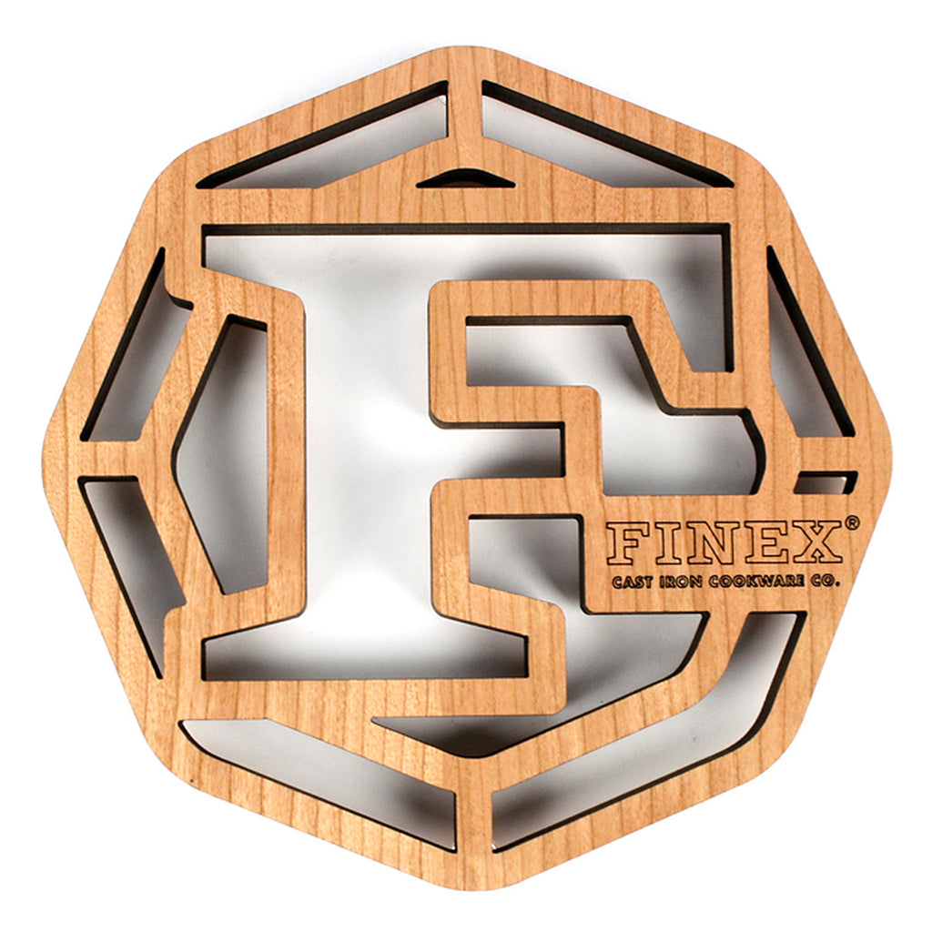 FINEX 8" Hardwood Trivet by Lodge SAVE $30.00